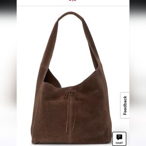 Lucky Brand Clem Suede Hobo Bag